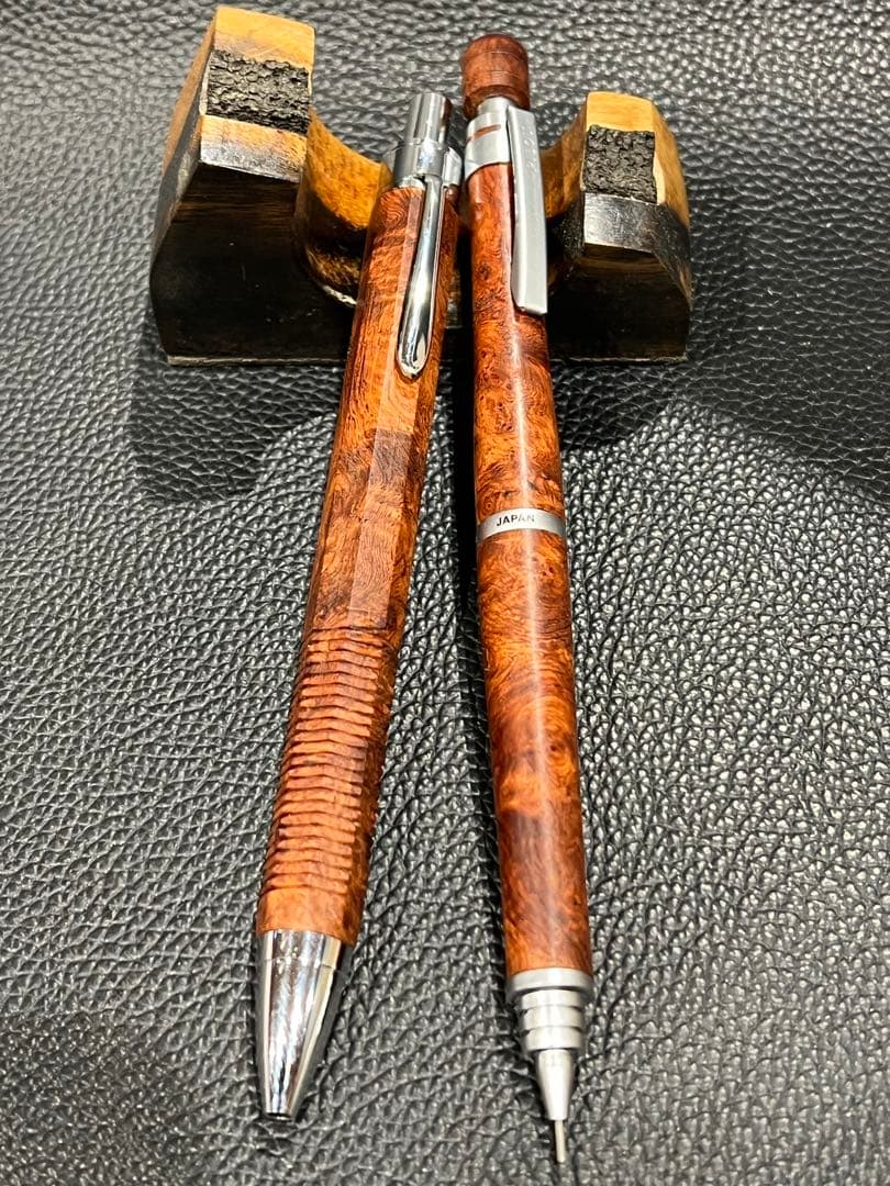 めい　S20 0.5mm 本花梨瘤　KATO201ボールペン本花梨瘤八角軸