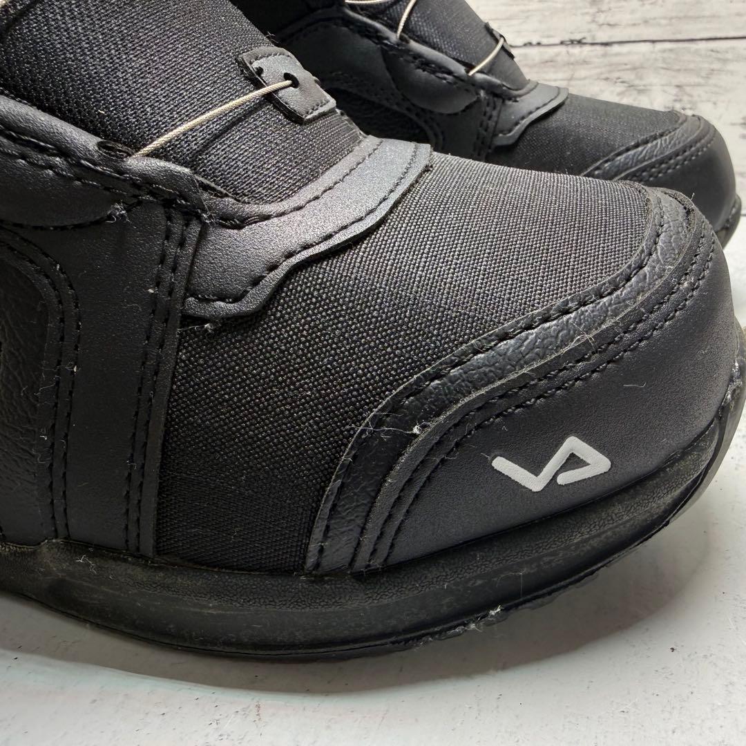 美品　VISIONPEAKS スノボブーツ 22.5 Atop黒 [E-80]