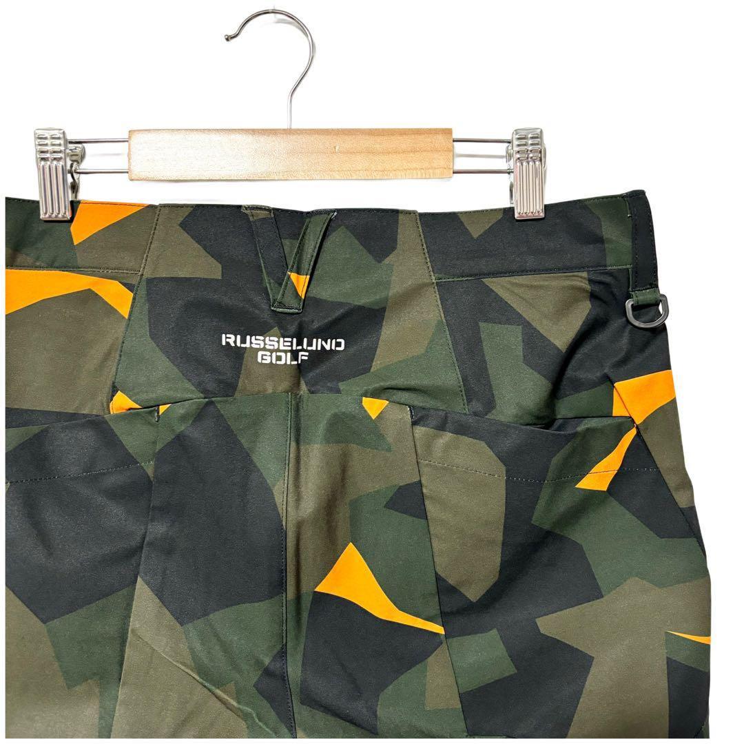 ラッセルノ ゴルフ ブランド ロゴ ストレッチ ロングパンツ カーキ L 5