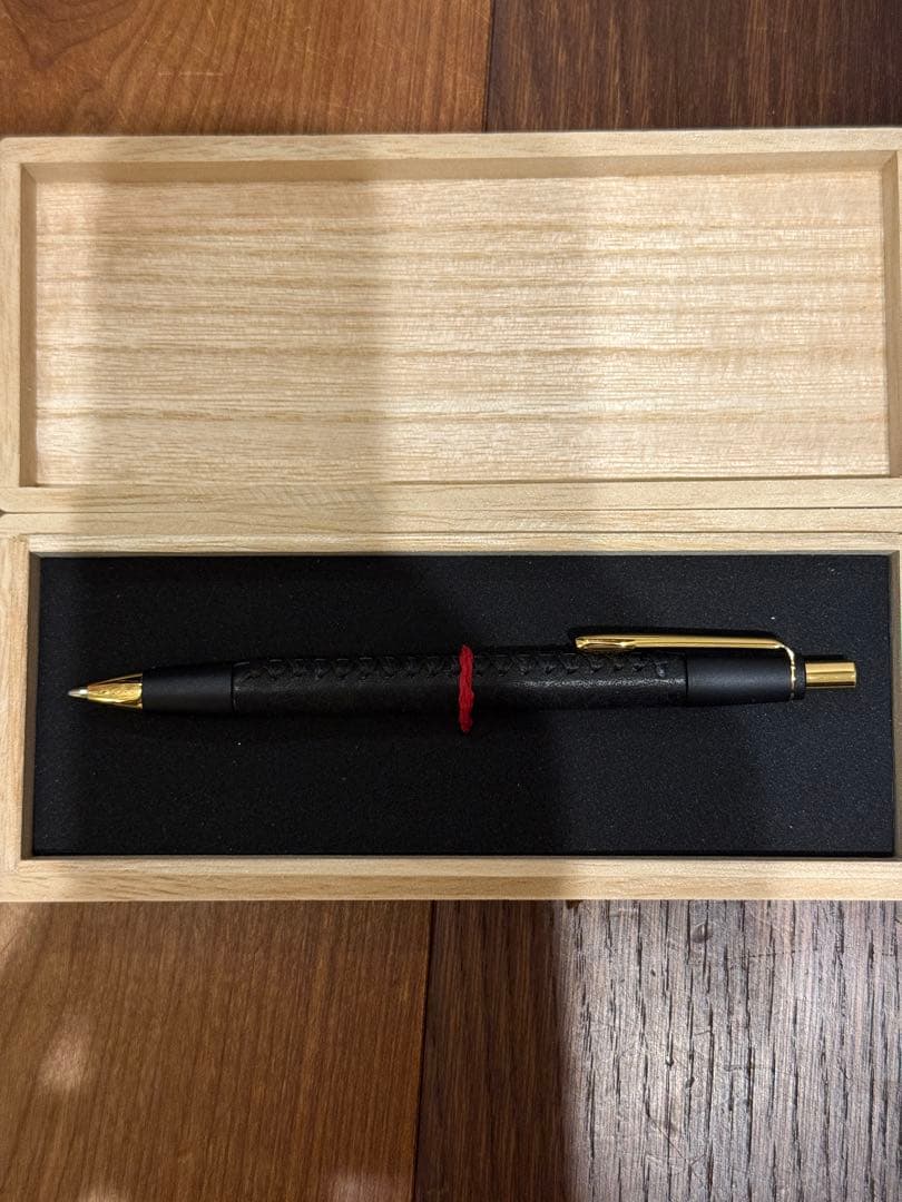 Schicksal 革軸ペン プエブロ ブラック シャープペンシル