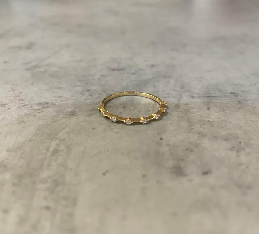 lui jewelry 8 diamonds ring 13号