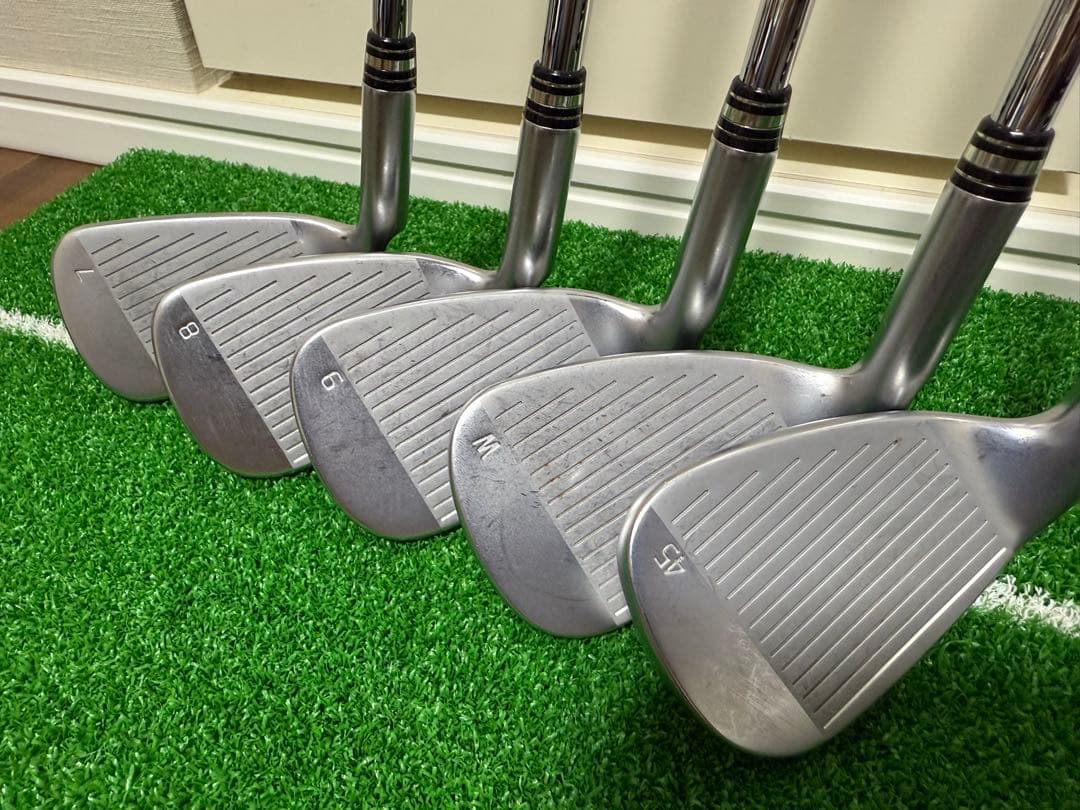 PING G430アイアン（5本:7,8,9,W,45） グリーンドット