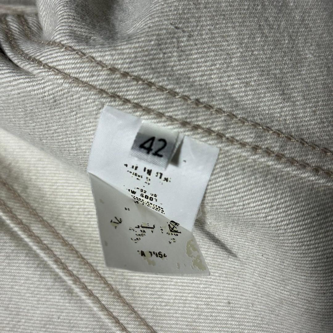 美品 Helmut Lang デニムジャケット 42 ライトベージュ