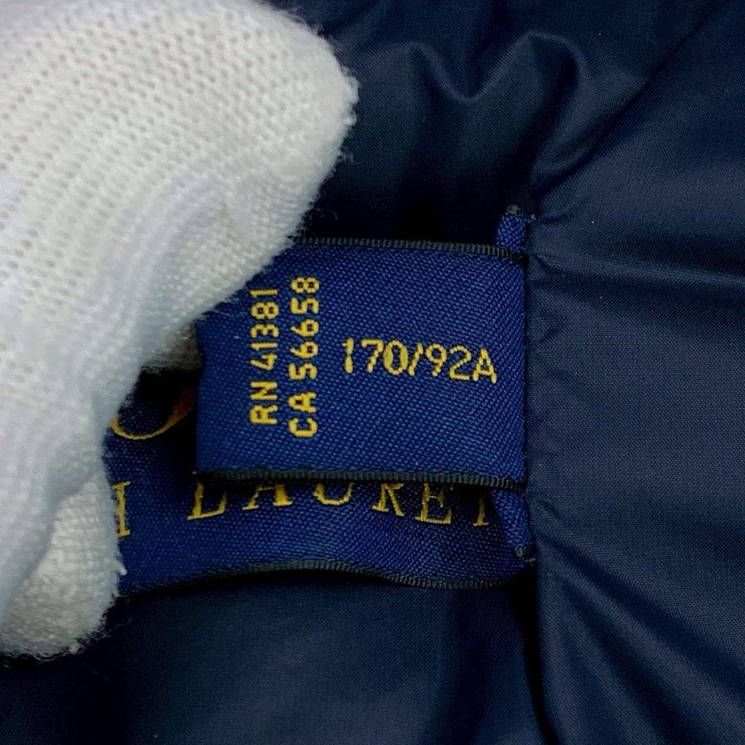 美品☆ポロラルフローレン ダウンジャケット パーカー ネイビー S D960