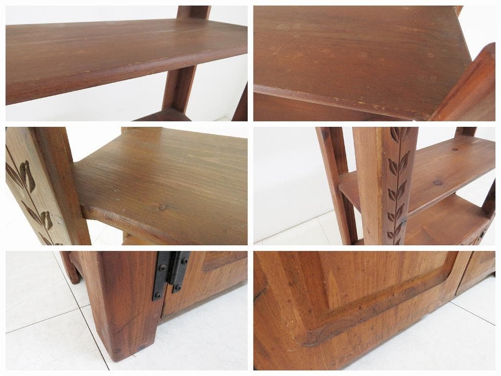 アントステラ エタジュール パイン材 シェルフ 飾り 本 書棚 カントリー