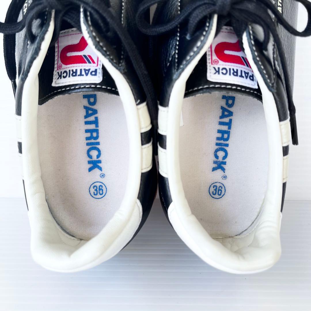 未使用級✨ PATRICK パトリック ネバダ2 スニーカー レザー 黒 23