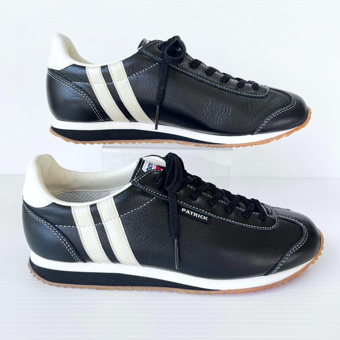 未使用級✨ PATRICK パトリック ネバダ2 スニーカー レザー 黒 23