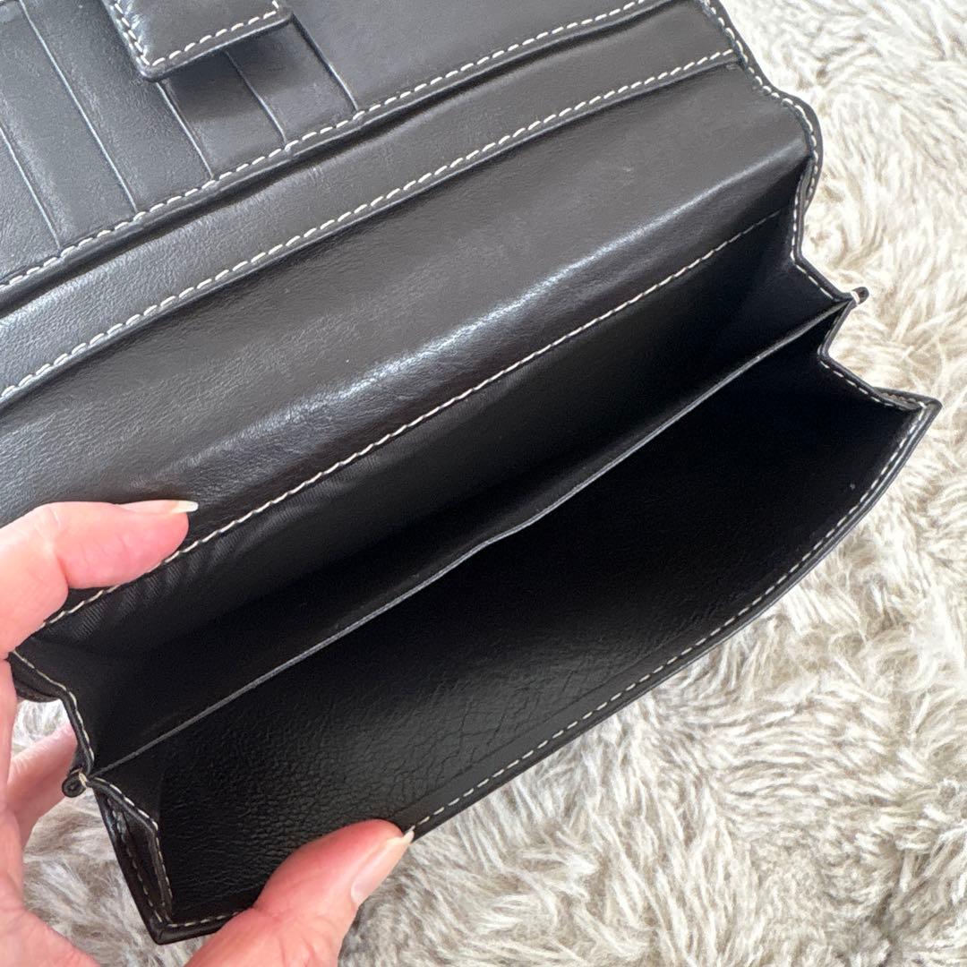 GUCCI グッチ GGパターン 長財布 ベージュ×ブラウン キャンパスレザー