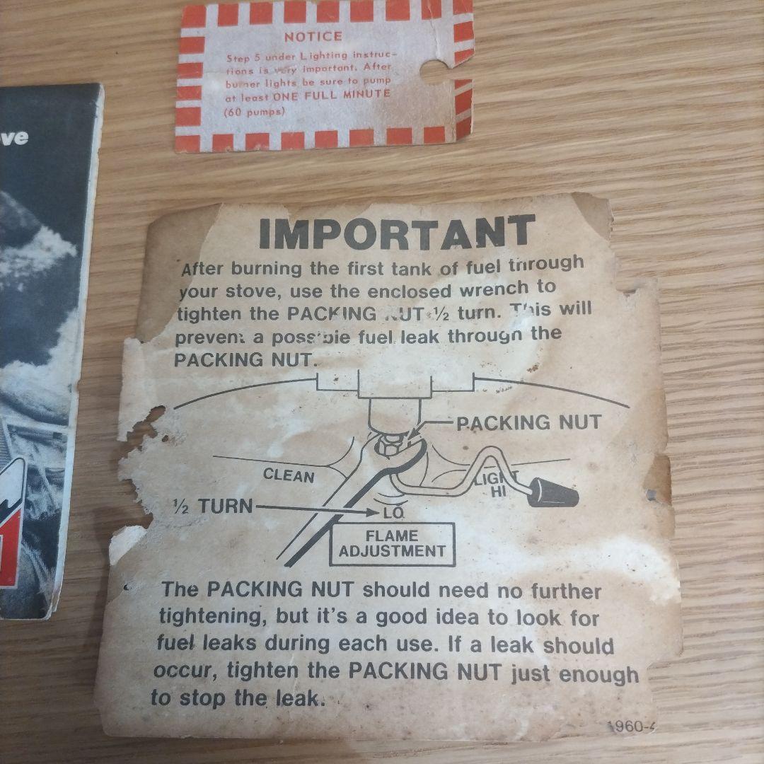 【1987年製】コールマンストーブ　ピーク１ モデル400A701