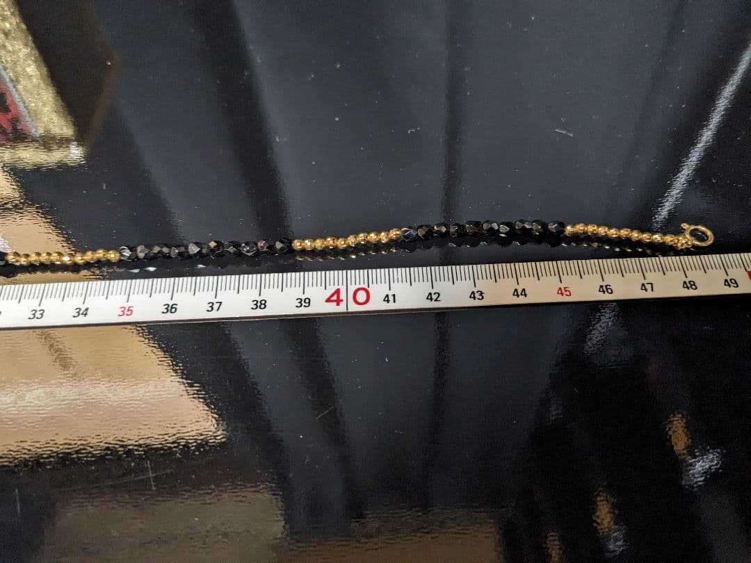 k18　オニキス　アンクレット　オーダー　神社