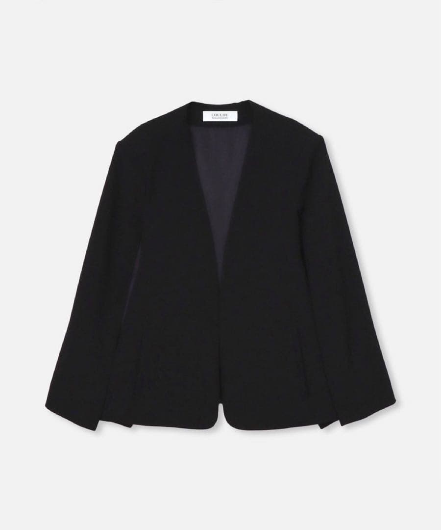 LOULOU WILLOUGHBY リトルブラックケープジャケット