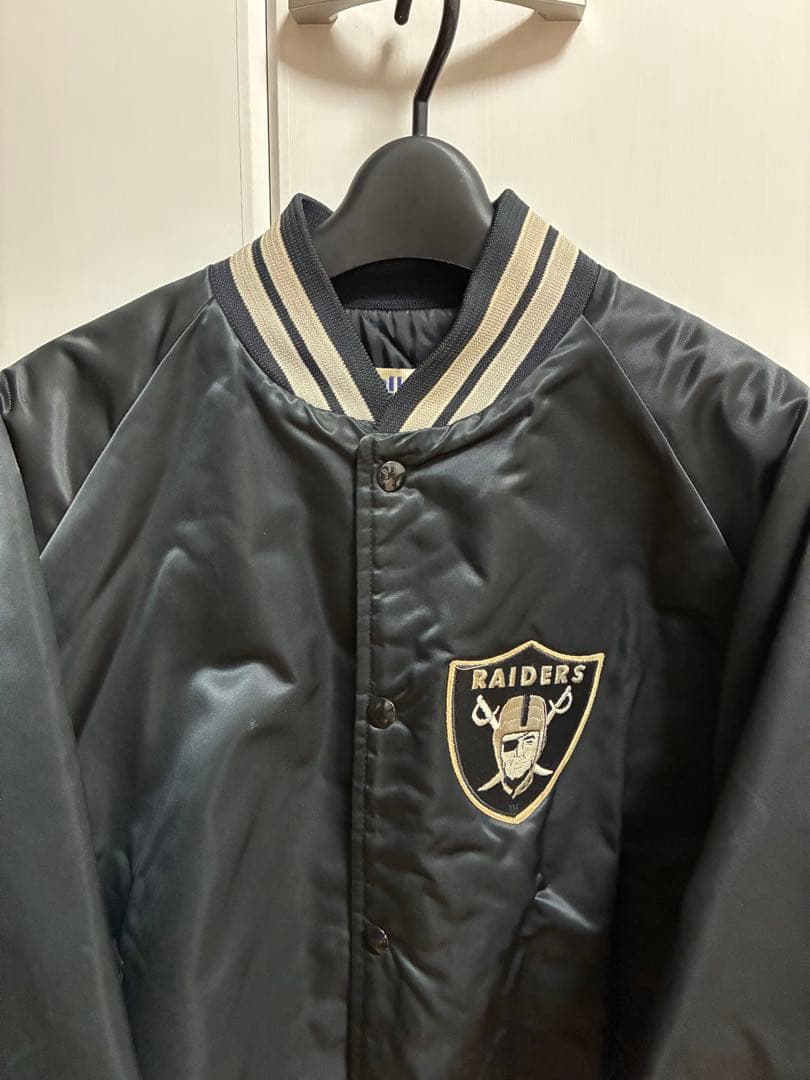 90s chalk line RIDERS スタジャン USA製 レイダース