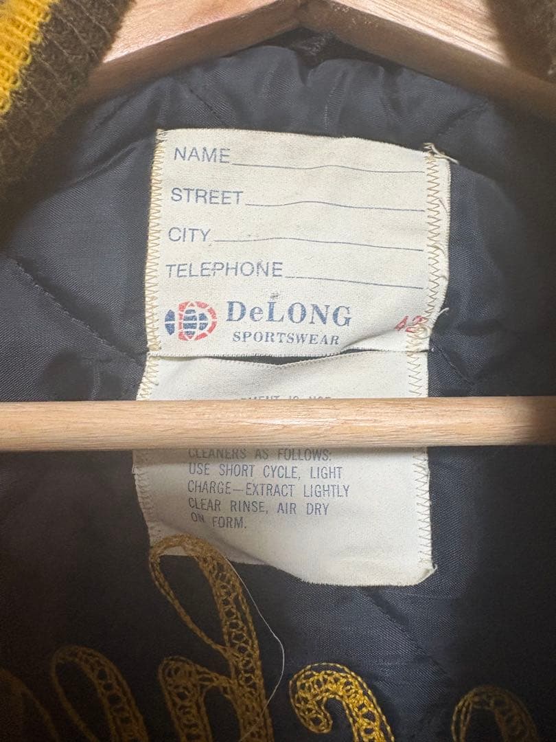 DeLONG スタジャン Rochester Adams8 80sヴィンテージ