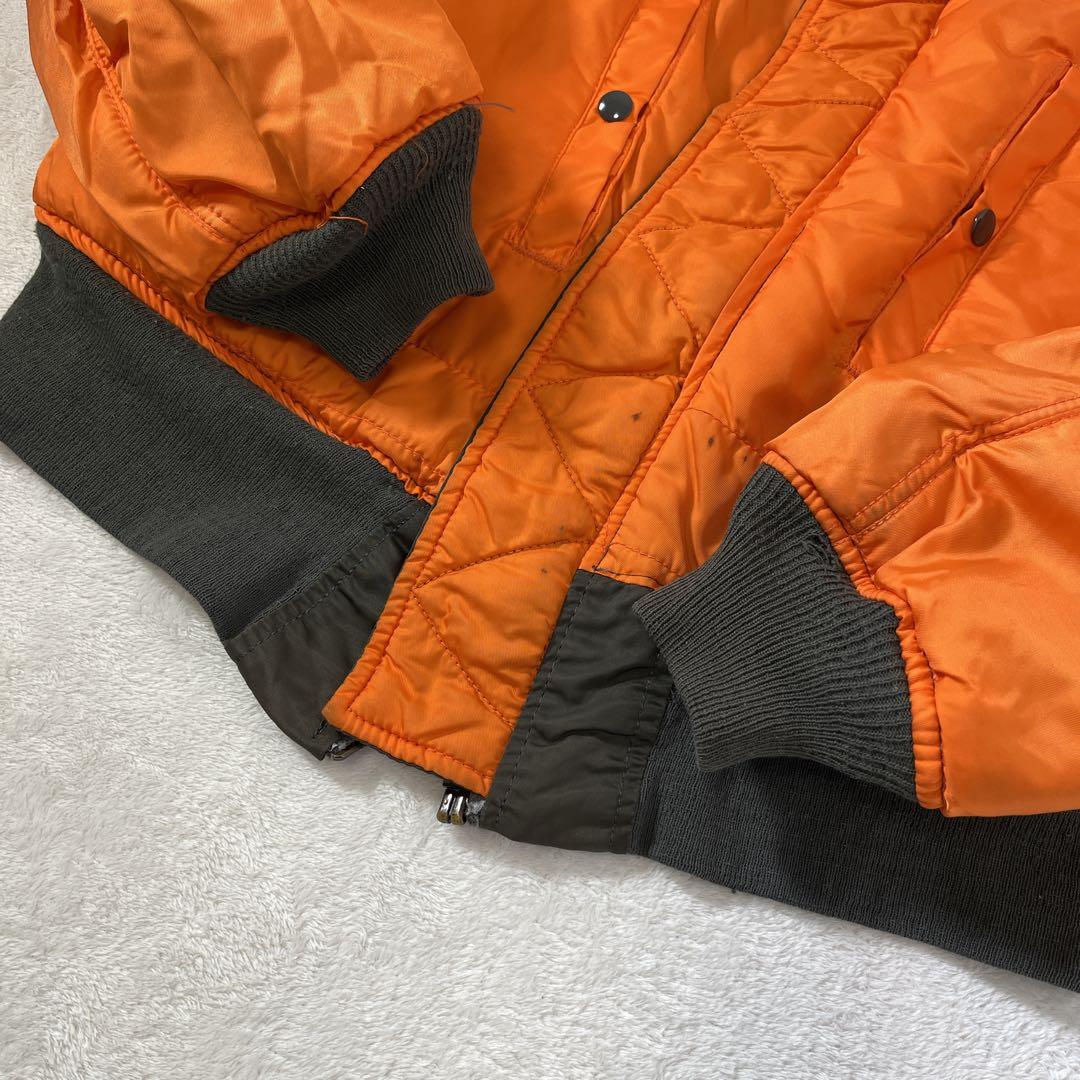 80s 90s アルファ フライトジャケット 《M》 USA製 民間 ma-1