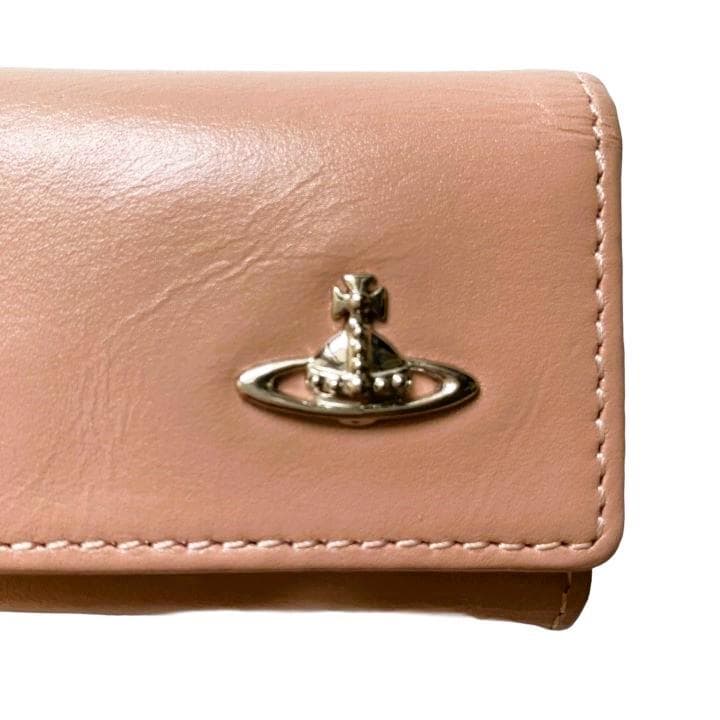 Vivienne Westwood ベージュ レザー キーケース