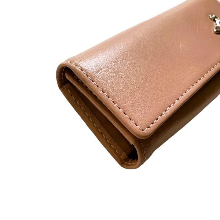 Vivienne Westwood ベージュ レザー キーケース