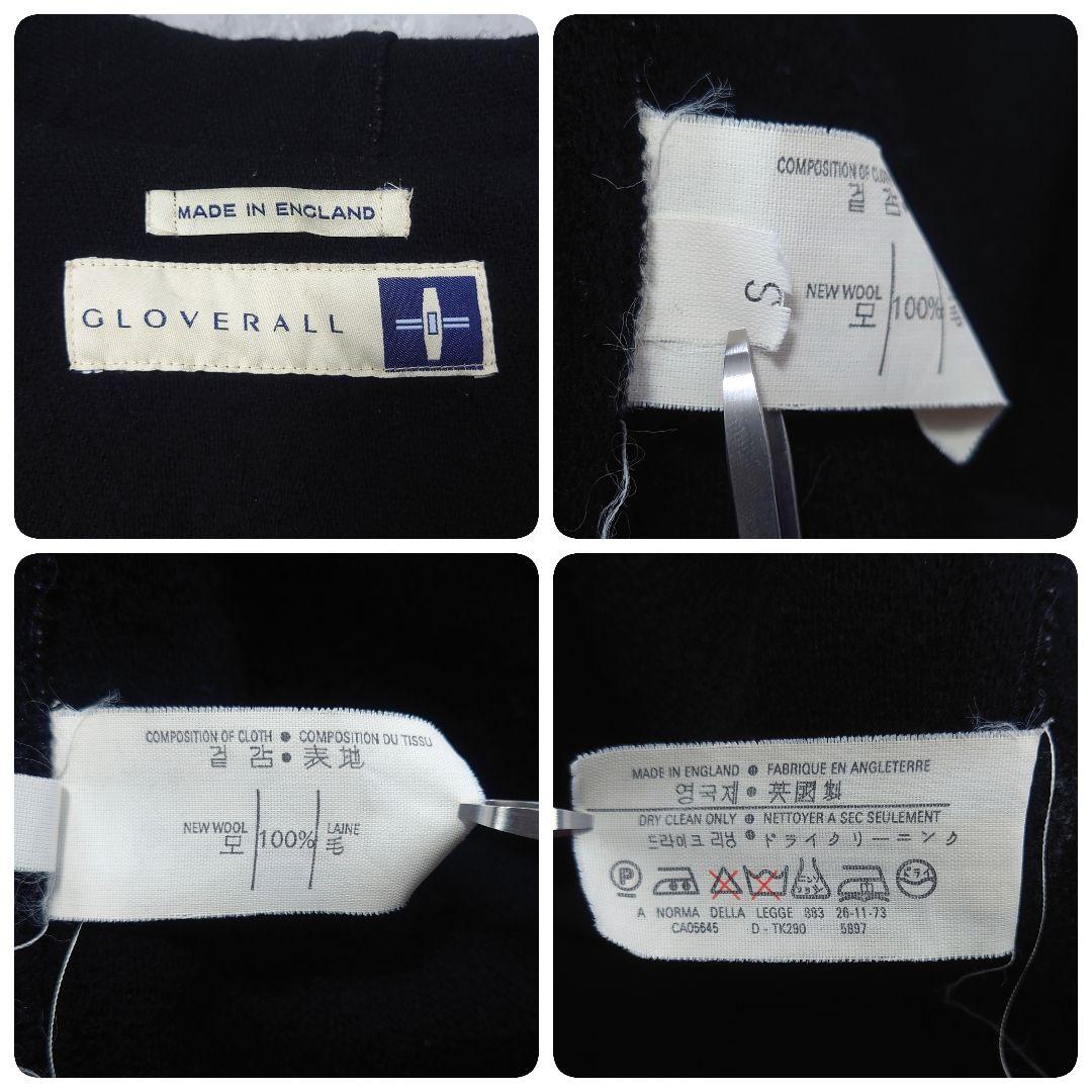 Gloverall ダッフルコート Monty ヘリンボーン ムーアブルック 黒