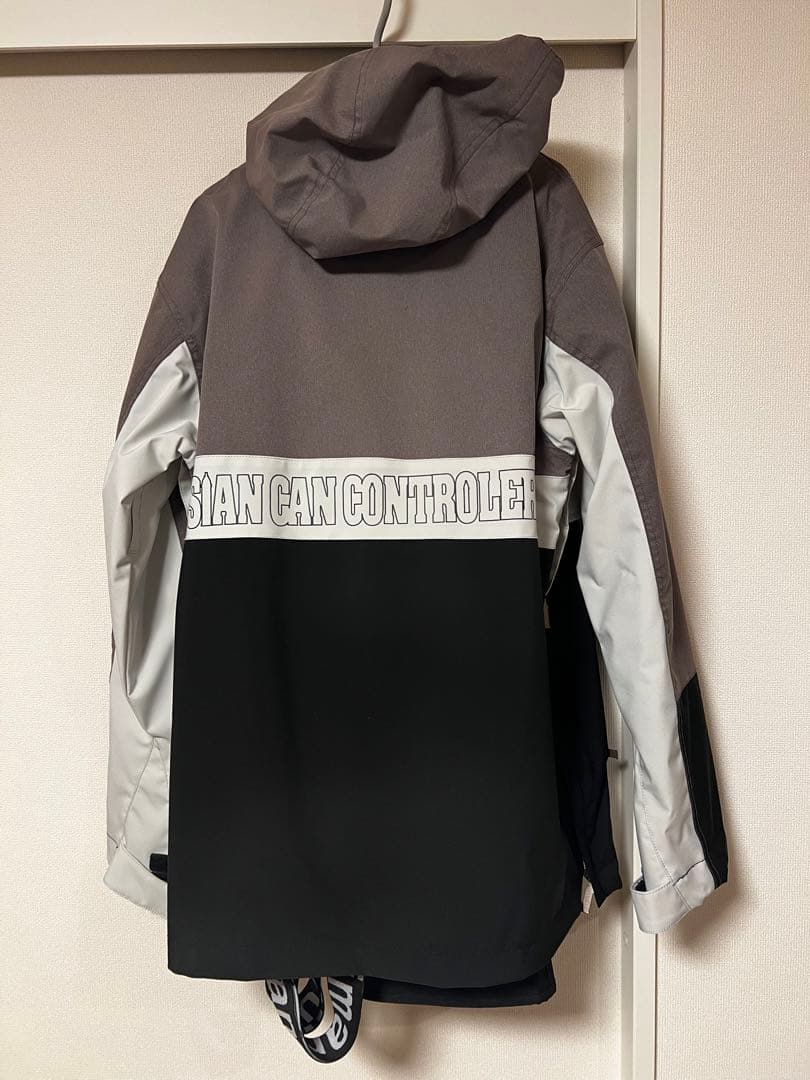 スノーボードウェア グレー/ブラック フード付き