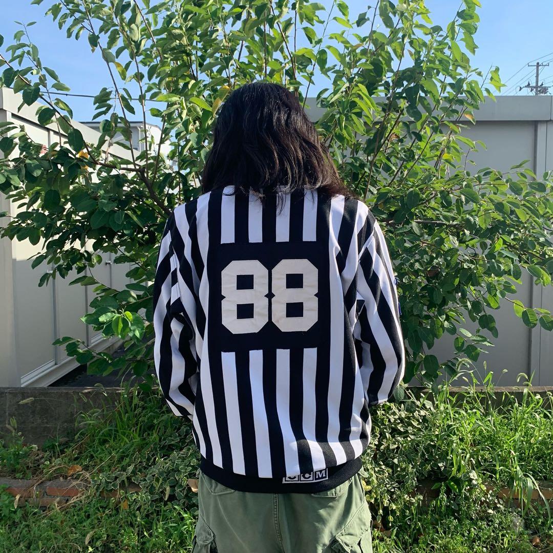 1990's カナダ製 DUFFERS レフェリージャケット ストライプ