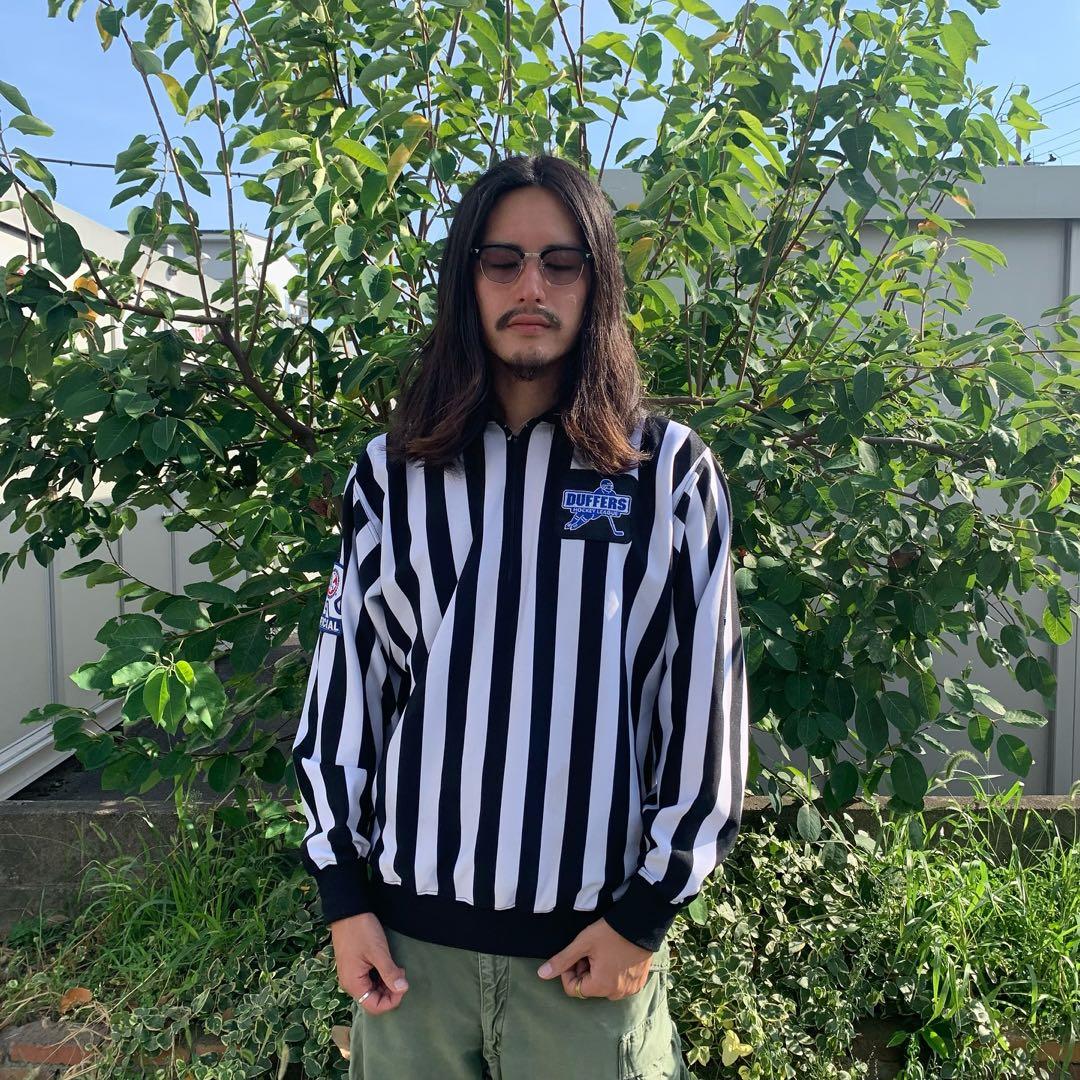 1990's カナダ製 DUFFERS レフェリージャケット ストライプ