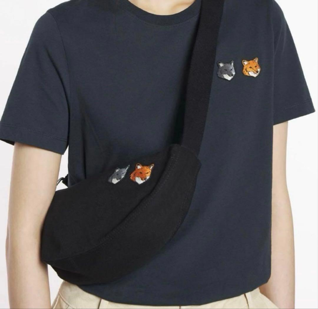 バッグ [adavy] DOUBLE BOLD FOX HEAD BUMBAG