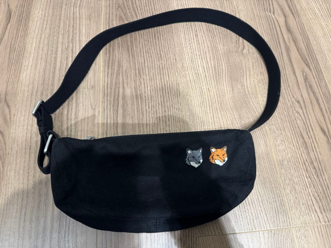 バッグ [adavy] DOUBLE BOLD FOX HEAD BUMBAG
