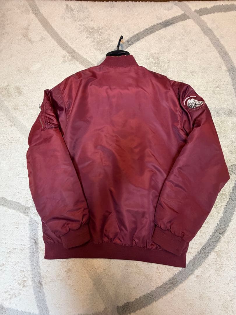 ステューシー　stussy ma-1 バーガンディ