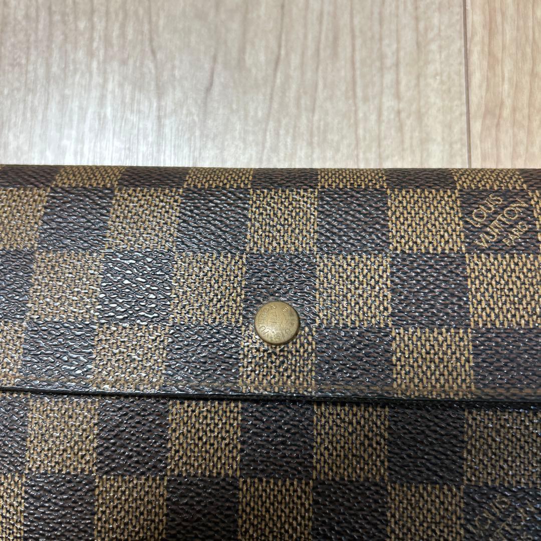 LOUIS VUITTON ダミエ長財布 ブラウン - 小物アウトレット セール 通販