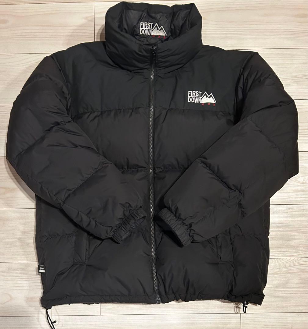 FIRST DOWN ダウンジャケット 黒