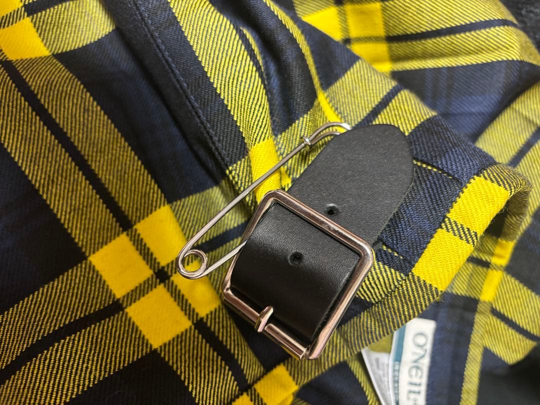 オニールオブダブリン　キルトスカート　イエロー　チェック