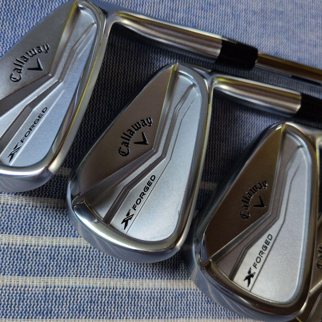 キャロウェイXフォージド5番からPWの6本MODUS115Sメーカーカスタム
