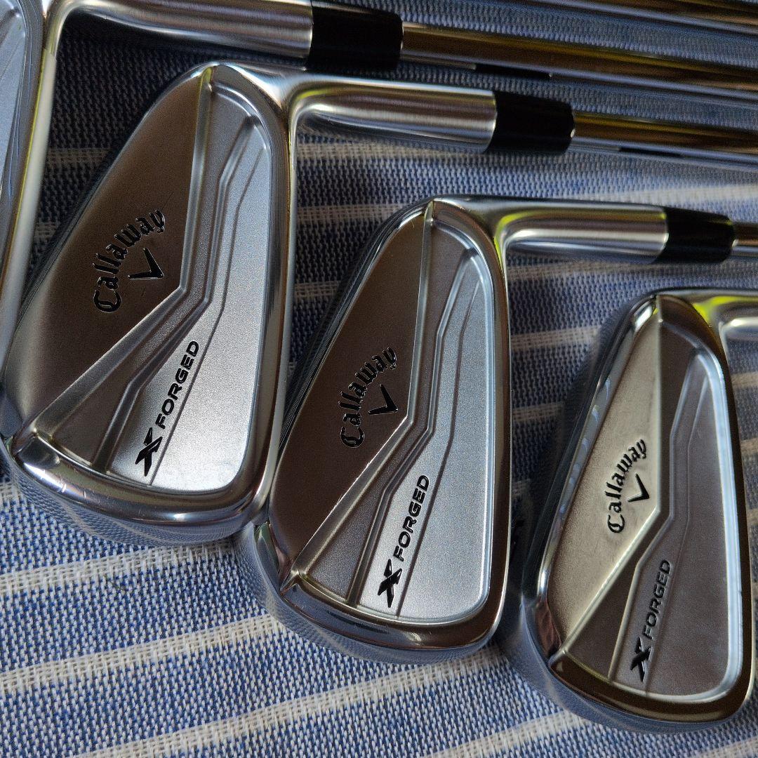 キャロウェイXフォージド5番からPWの6本MODUS115Sメーカーカスタム