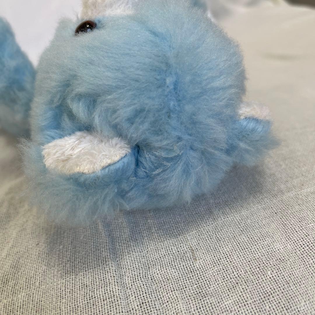 ドイツ　アンティークベア　ヴィンテージベア　珍しい水色ベア