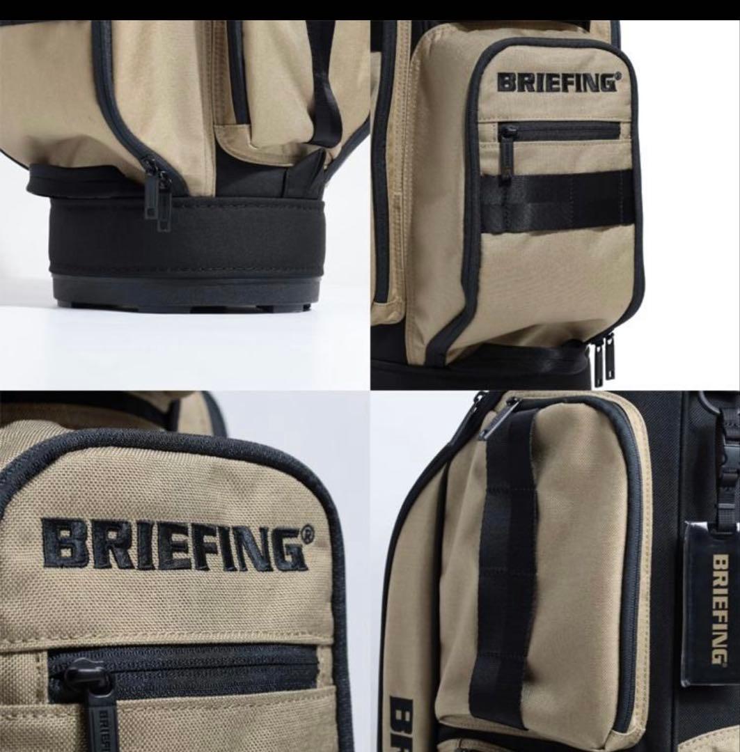ブリーフィング ゴルフ キャディバッグ ベージュ　別注限定 CR-6 #02
