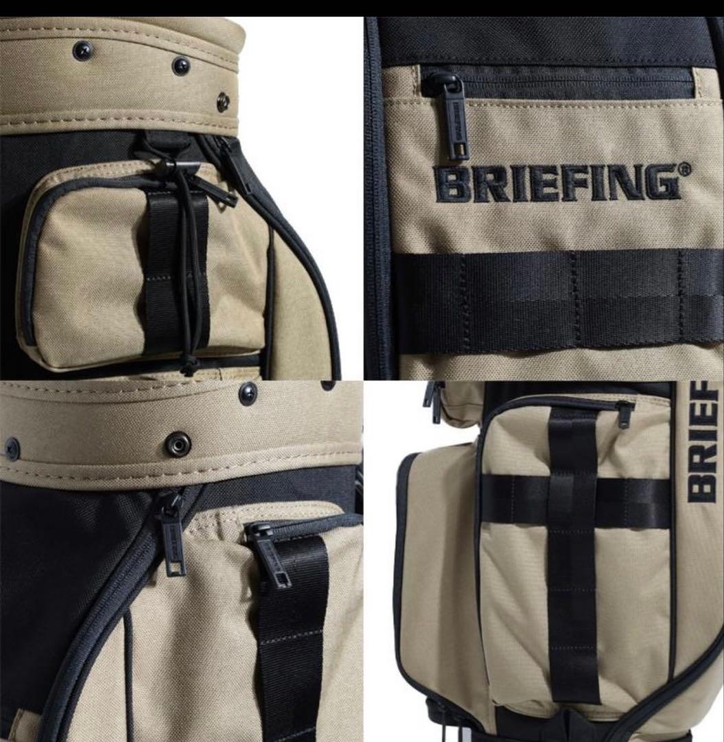 ブリーフィング ゴルフ キャディバッグ ベージュ　別注限定 CR-6 #02