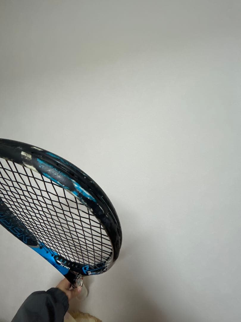 YONEX テニスラケット 青/黒 ストリングス付き