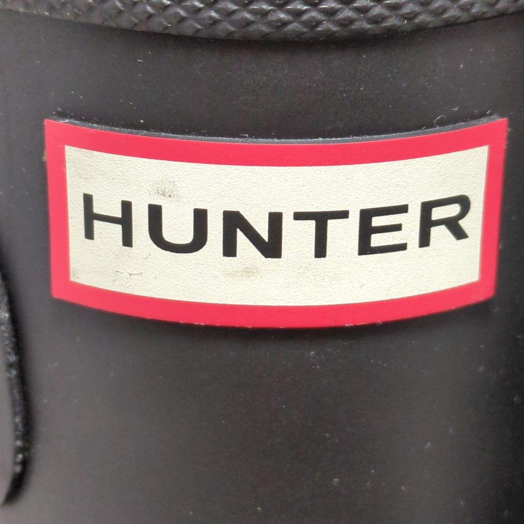 【中古良品】ハンター　オリジナル モックトゥ　ショート レインブーツ　27