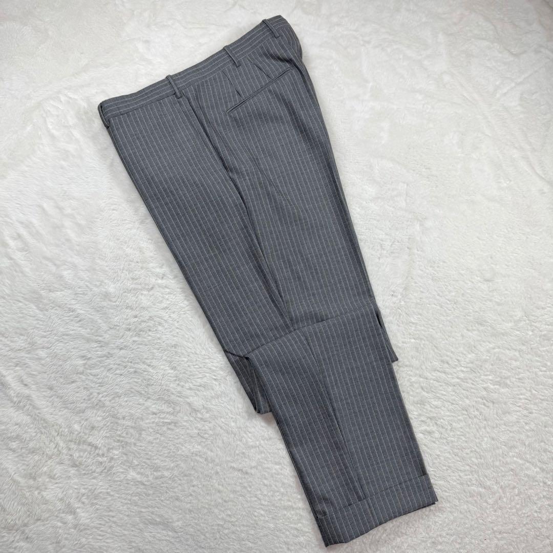 極美品 BOGLIOLI スーツ セットアップ 現行タグ ストライプ 50