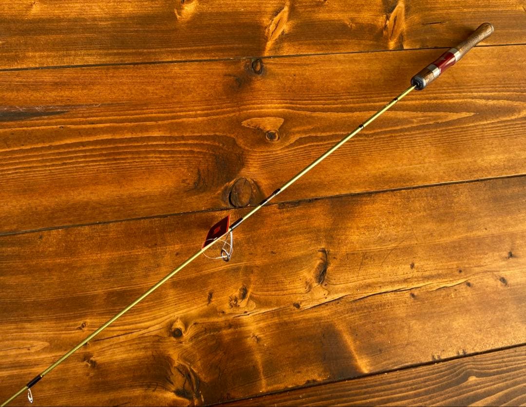 トラウトロッド　4ft7inch ウッドグリップ　パックロッド　天然木　渓流釣り