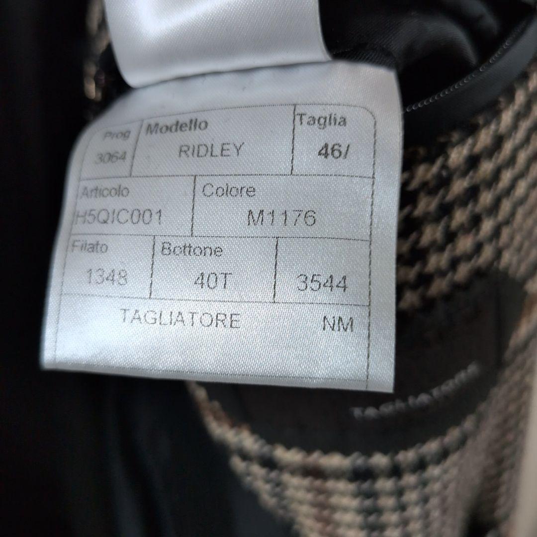 専用 美品✨タリアトーレ RIDLEY ダブル チェック ロングコート ベルト