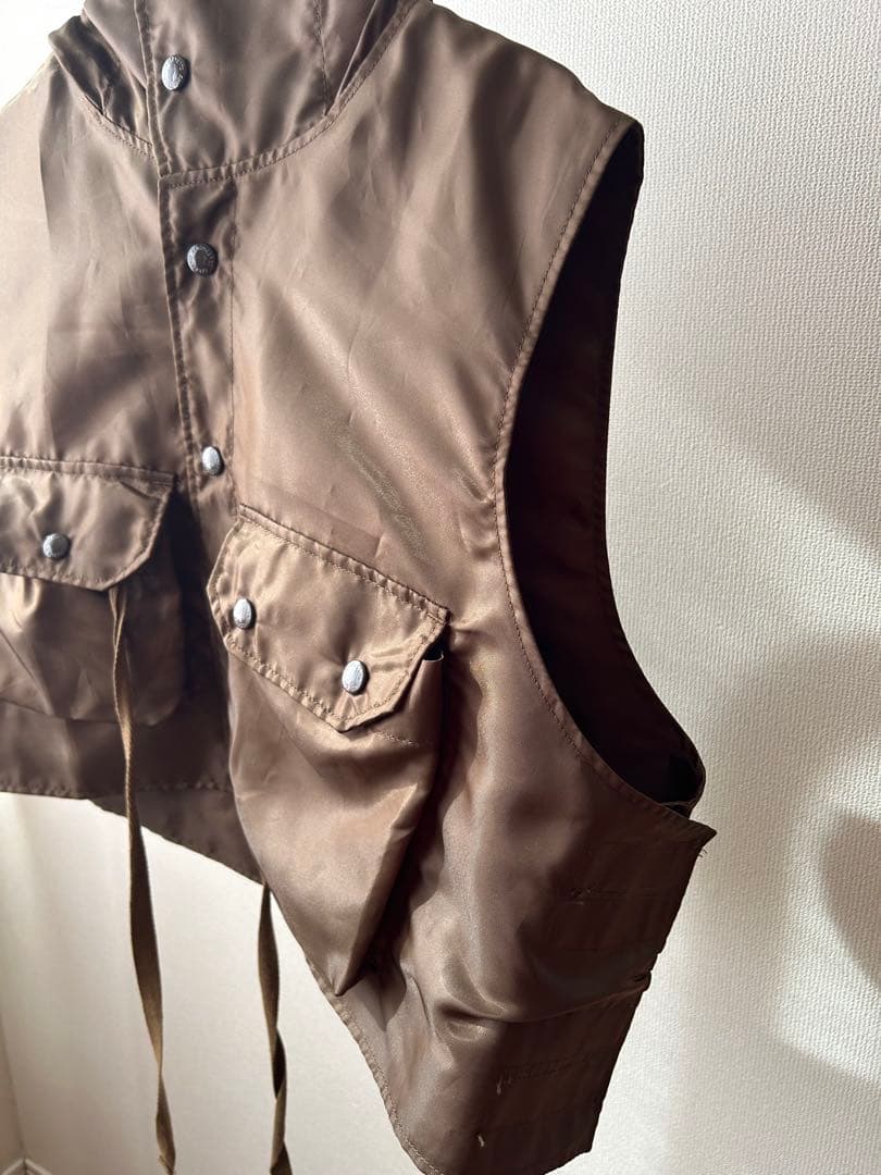 トップス engineeredgarments hooded short vest