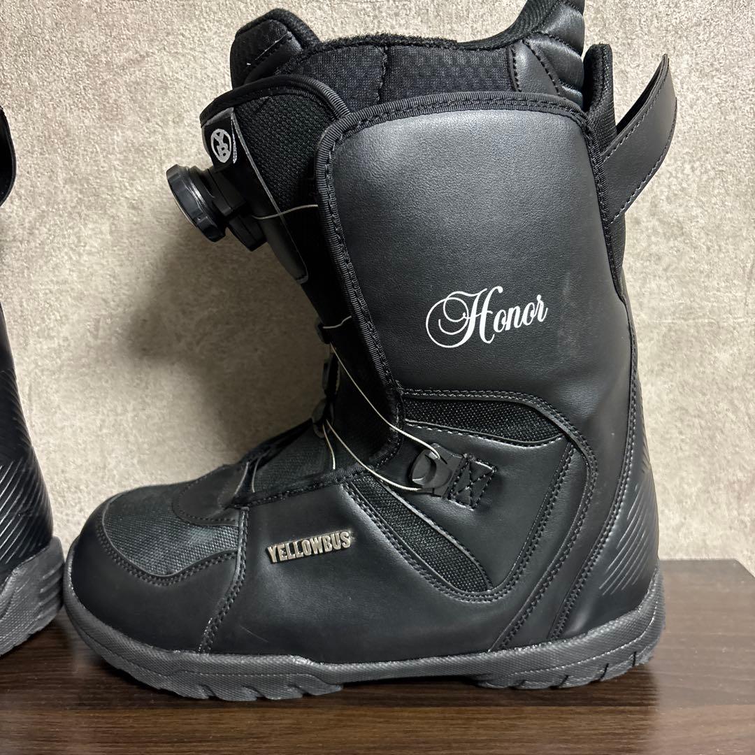 YELLOWBUS Honorスノーボードブーツ ブラック 27cm BOA