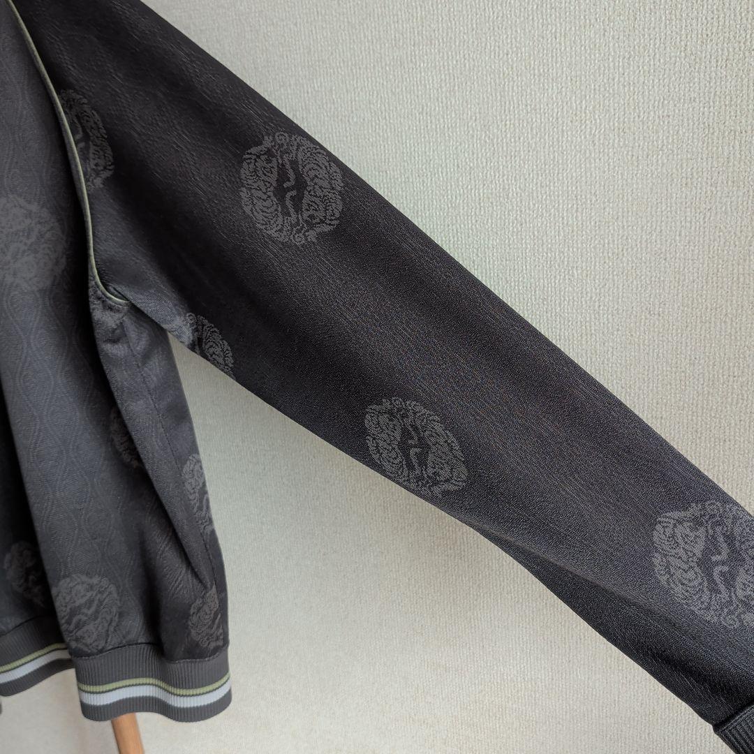 オニツカタイガー トラックジャケット 虎刺繍 グレー L 完売品オニツカ