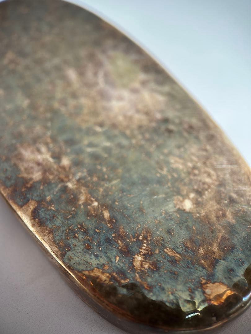 銀製　三越 Mitsukoshi 携帯灰皿 小物入れ 槌目加工 34g