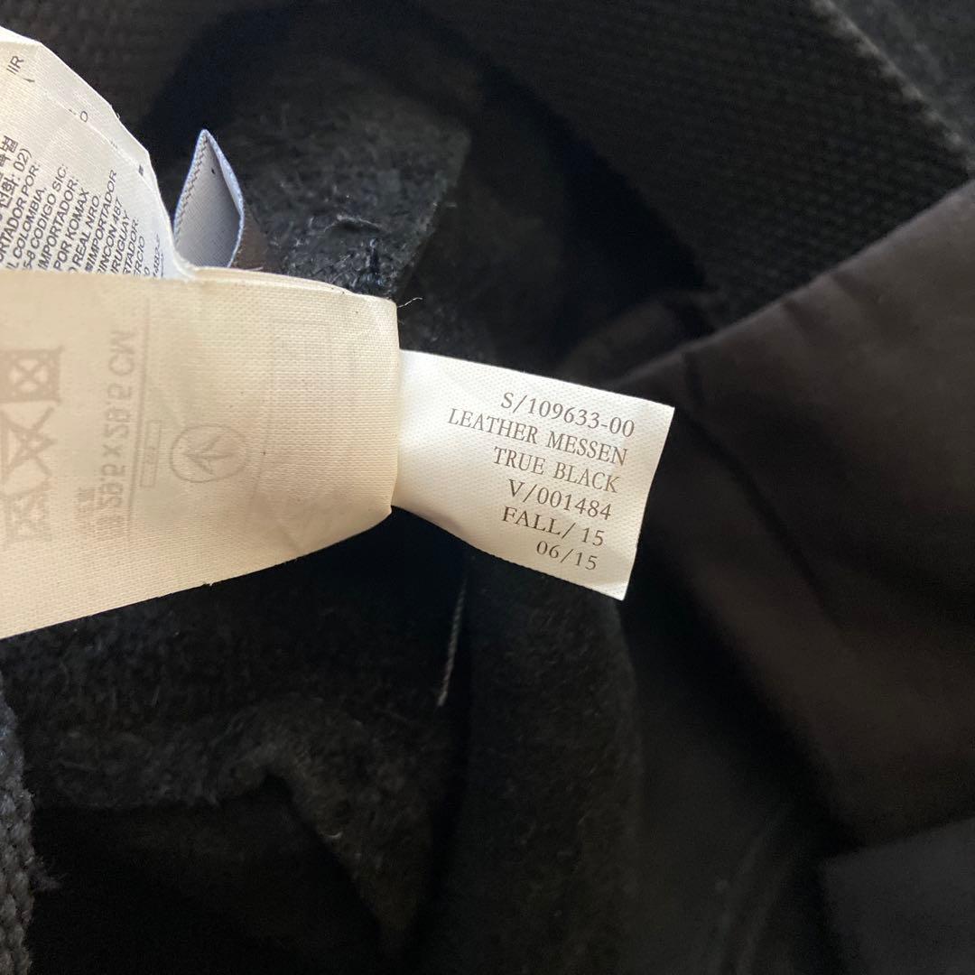 00s old gap レザーメッセンジャーバッグ ブラック 牛革 ショルダー