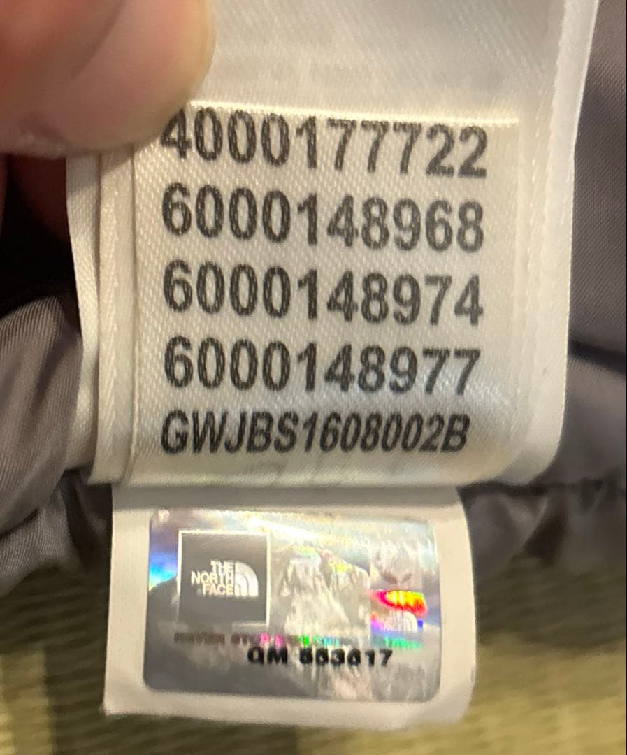 THE NORTH FACE 寝袋 ALEUTIANオレンジ/グレー　ロング