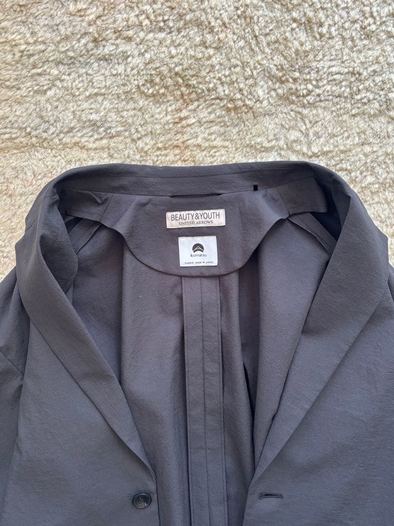 美品 beauty&youth セットアップ グレー　KOMATSU PACK
