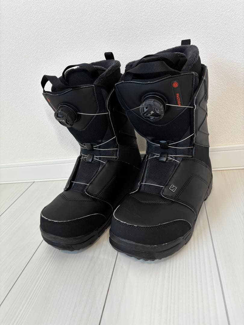 ５回着用　26.5cm SALOMON FACTION WIDE BOA ブーツ