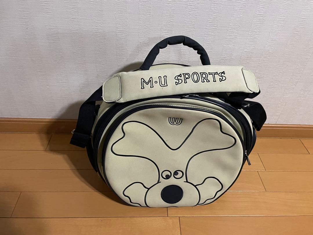 M.U SPORTS キャディバッグ 黒/緑、ボストンバックのセット