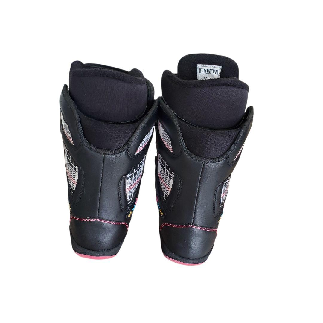 【美品】スノーボードブーツ 女性用 23.0 ブラック/ピンク